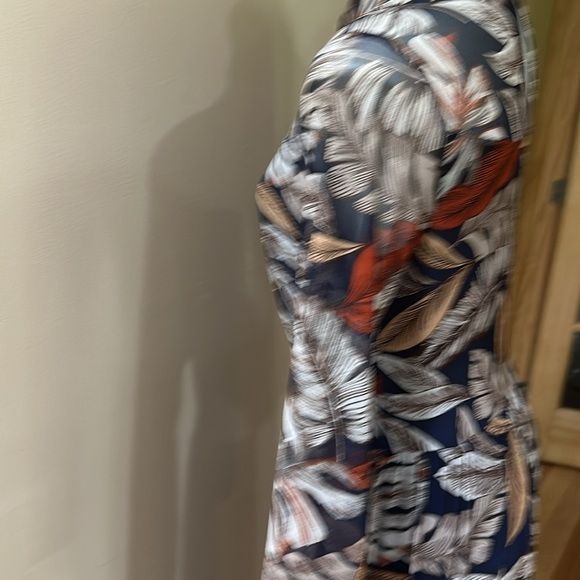 Kate and Lily Brown and Gray Long Sleeve Sundress - Picture 6 of 7